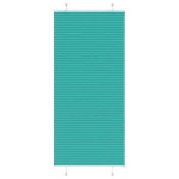 ARDEBO.de - Plissee Petrolgrün 100x200 cm Stoffbreite 99,4 cm Polyester
