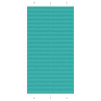 ARDEBO.de - Plissee Petrolgrün 110x200 cm Stoffbreite 109,4 cm Polyester