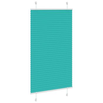 Plissee Petrolgrün 75x150 cm Stoffbreite 74,4 cm Polyester