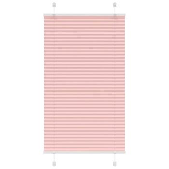 ARDEBO.de - Plissee Rosa 70x150 cm Stoffbreite 69,4 cm Polyester
