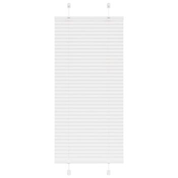 ARDEBO.de - Plissee Weiß 55x100 cm Stoffbreite 54,4 cm Polyester