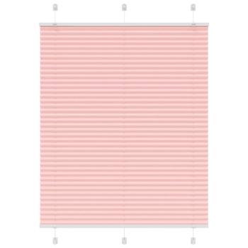 ARDEBO.de - Plissee Rosa 110x100 cm Stoffbreite 109,4 cm Polyester