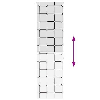 Duschrollo 80x240 cm Stoffbreite 76 cm