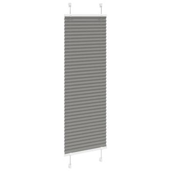 Plissee Anthrazit 40x150 cm Stoffbreite 39,4 cm Polyester