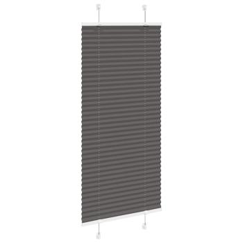 Plissee Schwarz 60x100 cm Stoffbreite 59,4 cm Polyester