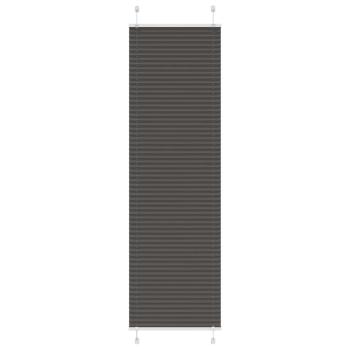 ARDEBO.de - Plissee Schwarz 65x200 cm Stoffbreite 64,4 cm Polyester