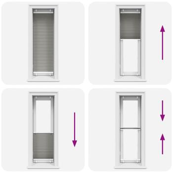 Plissee Anthrazit 50x150 cm Stoffbreite 49,4 cm Polyester