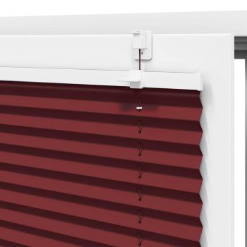 Plissee Bordeauxrot 115x150 cm Stoffbreite 114,4 cm Polyester