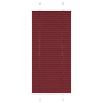 ARDEBO.de - Plissee Bordeauxrot 55x150 cm Stoffbreite 54,4 cm Polyester