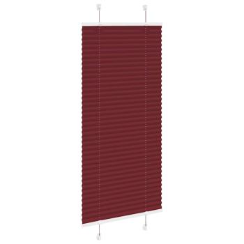 Plissee Bordeauxrot 55x150 cm Stoffbreite 54,4 cm Polyester