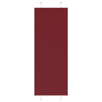 ARDEBO.de - Plissee Bordeauxrot 75x200 cm Stoffbreite 74,4 cm Polyester