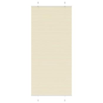 ARDEBO.de - Plissee Creme 95x200 cm Stoffbreite 94,4 cm Polyester