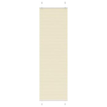 ARDEBO.de - Plissee Creme 65x200 cm Stoffbreite 64,4 cm Polyester