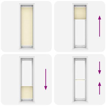 Plissee Creme 65x200 cm Stoffbreite 64,4 cm Polyester