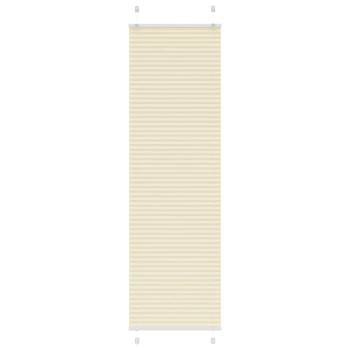 ARDEBO.de - Plissee Creme 55x200 cm Stoffbreite 54,4 cm Polyester