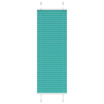 ARDEBO.de - Plissee Petrolgrün 40x150 cm Stoffbreite 39,4 cm Polyester