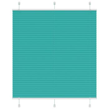 ARDEBO.de - Plissee Petrolgrün 120x150 cm Stoffbreite 119,4 cm Polyester