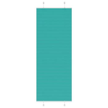 ARDEBO.de - Plissee Petrolgrün 70x200 cm Stoffbreite 69,4 cm Polyester