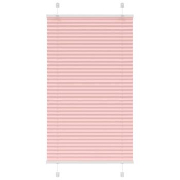 ARDEBO.de - Plissee Rosa 80x100 cm Stoffbreite 79,4 cm Polyester