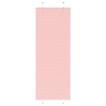 ARDEBO.de - Plissee Rosa 75x200 cm Stoffbreite 74,4 cm Polyester