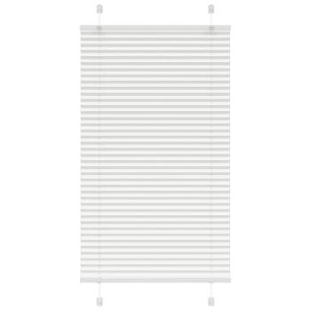ARDEBO.de - Plissee Weiß 70x100 cm Stoffbreite 69,4 cm Polyester