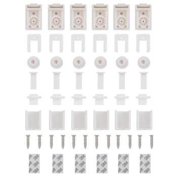 Plissee Rosa 110x200 cm Stoffbreite 109,4 cm Polyester