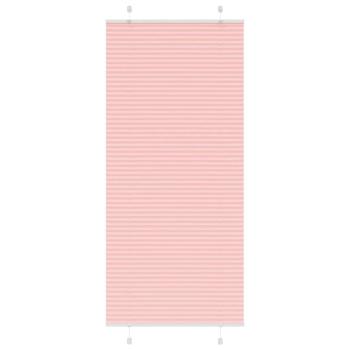 ARDEBO.de - Plissee Rosa 85x200 cm Stoffbreite 84,4 cm Polyester