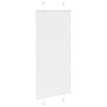 Plissee Weiß 60x100 cm Stoffbreite 59,4 cm Polyester