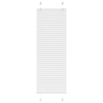 ARDEBO.de - Plissee Weiß 45x150 cm Stoffbreite 44,4 cm Polyester