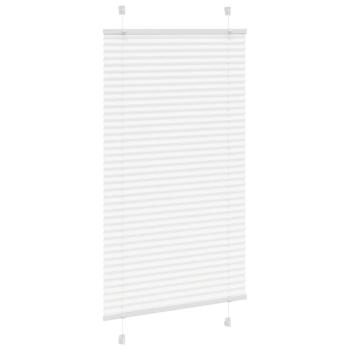 Plissee Weiß 70x150 cm Stoffbreite 69,4 cm Polyester