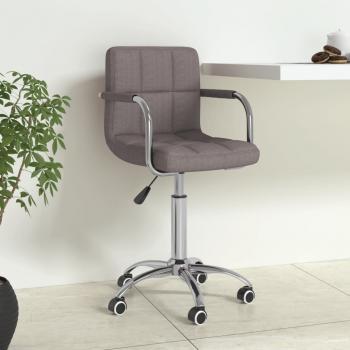 ARDEBO.de - Bürostuhl Drehbar Taupe Stoff