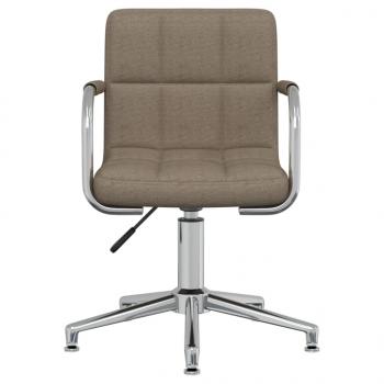 Bürostuhl Drehbar Taupe Stoff