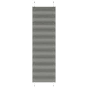 ARDEBO.de - Plissee Anthrazit 65x200 cm Stoffbreite 64,4 cm Polyester