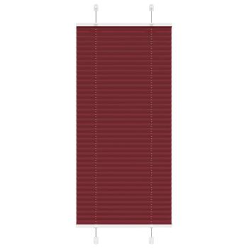 ARDEBO.de - Plissee Bordeauxrot 65x150 cm Stoffbreite 64,4 cm Polyester