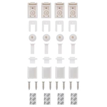 Plissee Bordeauxrot 65x150 cm Stoffbreite 64,4 cm Polyester