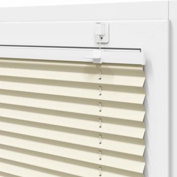 Plissee Creme 40x100 cm Stoffbreite 39,4 cm Polyester