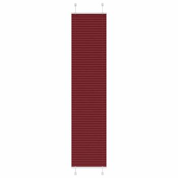 ARDEBO.de - Plissee Bordeauxrot 40x200 cm Stoffbreite 39,4 cm Polyester