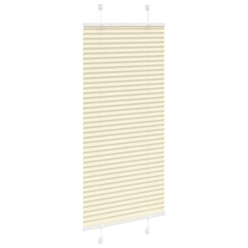 Plissee Creme 60x100 cm Stoffbreite 59,4 cm Polyester