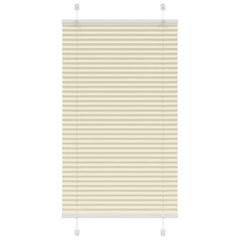 ARDEBO.de - Plissee Creme 70x100 cm Stoffbreite 69,4 cm Polyester