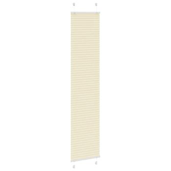 Plissee Creme 50x200 cm Stoffbreite 49,4 cm Polyester