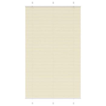 ARDEBO.de - Plissee Creme 120x200 cm Stoffbreite 119,4 cm Polyester