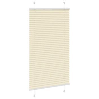 Plissee Creme 80x150 cm Stoffbreite 79,4 cm Polyester