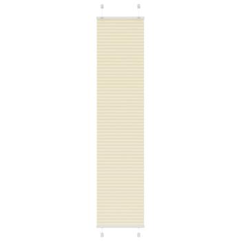 ARDEBO.de - Plissee Creme 40x200 cm Stoffbreite 39,4 cm Polyester