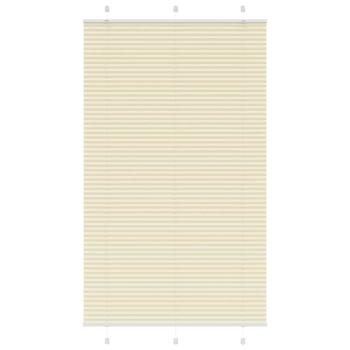 ARDEBO.de - Plissee Creme 110x200 cm Stoffbreite 109,4 cm Polyester