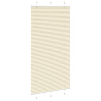Plissee Creme 110x200 cm Stoffbreite 109,4 cm Polyester