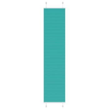 ARDEBO.de - Plissee Petrolgrün 50x200 cm Stoffbreite 49,4 cm Polyester