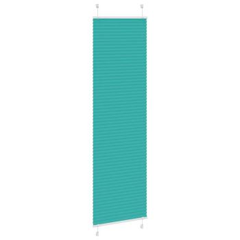 Plissee Petrolgrün 60x200 cm Stoffbreite 59,4 cm Polyester