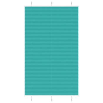 ARDEBO.de - Plissee Petrolgrün 115x200 cm Stoffbreite 114,4 cm Polyester