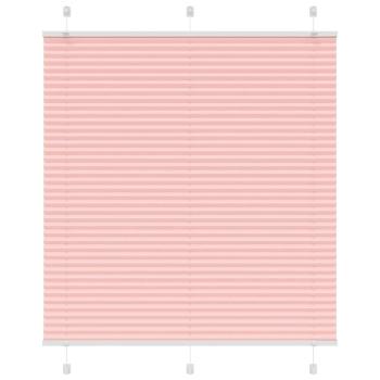 ARDEBO.de - Plissee Rosa 120x150 cm Stoffbreite 119,4 cm Polyester