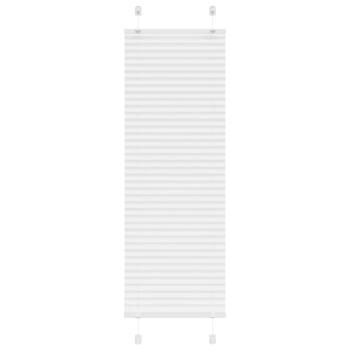 ARDEBO.de - Plissee Weiß 45x100 cm Stoffbreite 44,4 cm Polyester